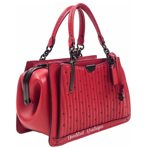 COACH Kisslock Dreamer 21 With Quilting and Rivets - Picture 5 of 12